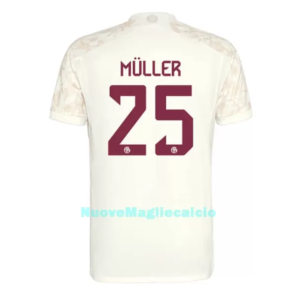 Maglia FC Bayern Monaco Müller 25 Champions League Uomo 3rd 2023/24