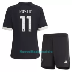 Completo calcio Juventus Kostic 11 Bambino 3rd 2023/24 Completo calcio Juventus Kostic 11 Bambino 3rd 2023/24