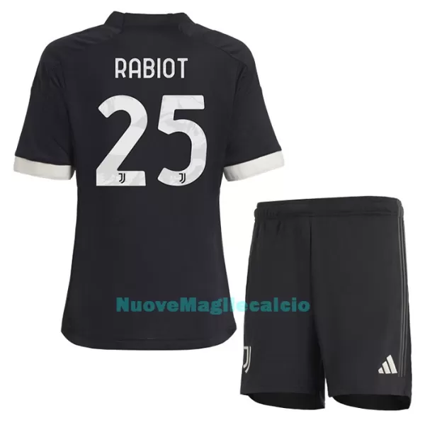 Completo calcio Juventus Rabiot 25 Bambino 3rd 2023/24