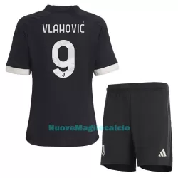 Completo calcio Juventus Vlahovic 9 Bambino 3rd 2023/24 Completo calcio Juventus Vlahovic 9 Bambino 3rd 2023/24