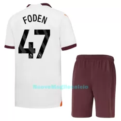 Completo calcio Manchester City Foden 47 Bambino Secondo 2023/24 Completo calcio Manchester City Foden 47 Bambino Secondo 2023/24