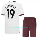 Completo calcio Manchester City J. Alvarez 19 Bambino Secondo 2023/24