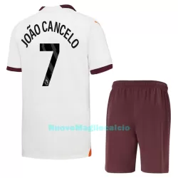 Completo calcio Manchester City Joao Cancelo 7 Bambino Secondo 2023/24 Completo calcio Manchester City Joao Cancelo 7 Bambino Secondo 2023/24