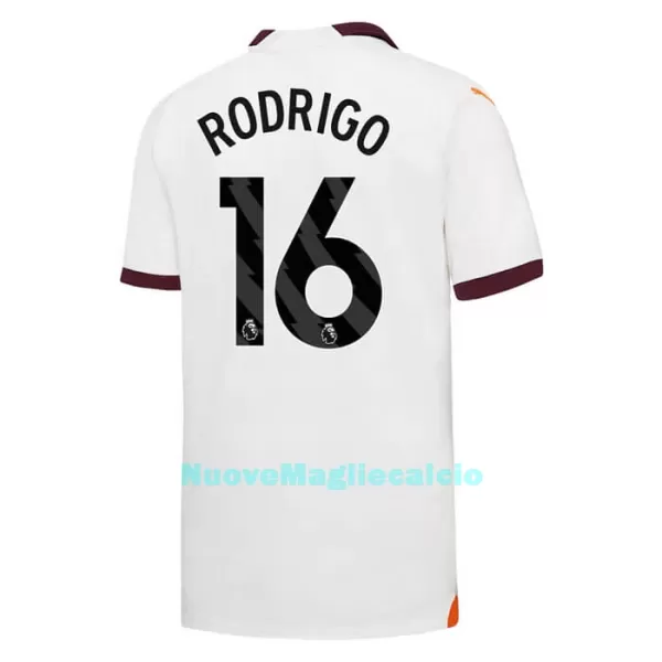 Completo calcio Manchester City Rodrigo 16 Bambino Secondo 2023/24
