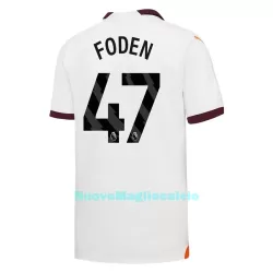 Maglia Manchester City Foden 47 Uomo Secondo 2023/24 Maglia Manchester City Foden 47 Uomo Secondo 2023/24