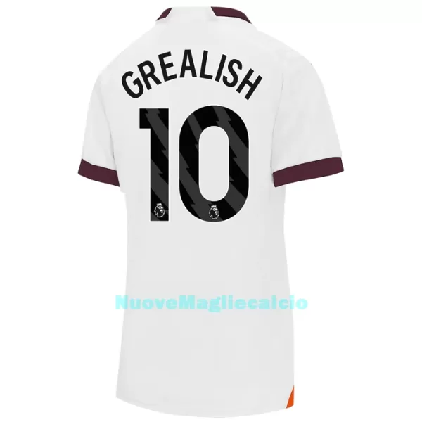 Maglia Manchester City Grealish 10 Donna Secondo 2023/24