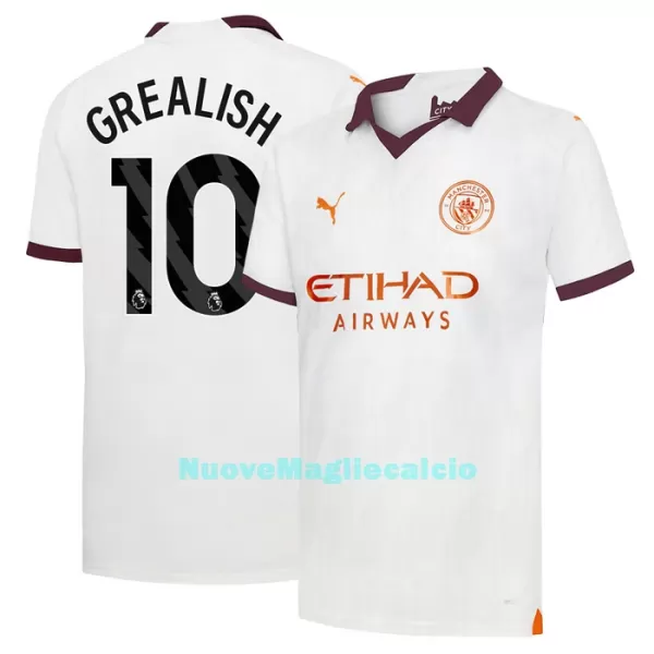 Maglia Manchester City Grealish 10 Uomo Secondo 2023/24