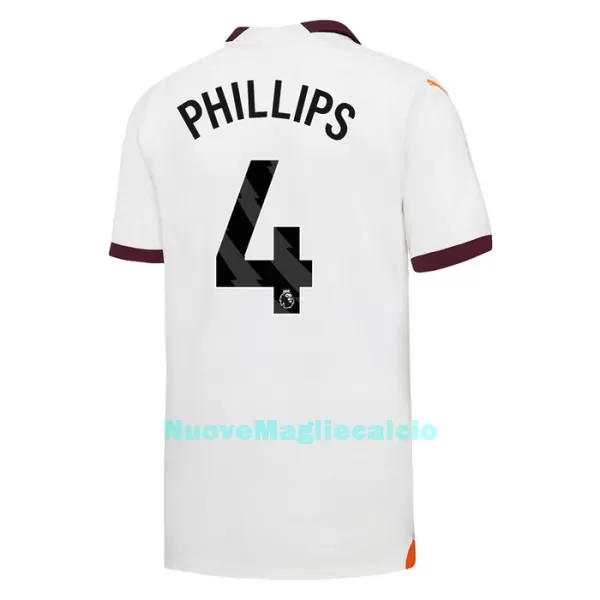 Maglia Manchester City Phillips 4 Uomo Secondo 2023/24
