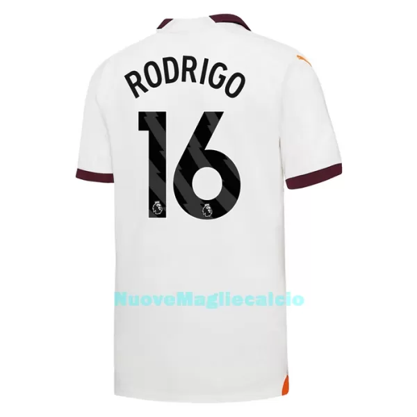 Maglia Manchester City Rodrigo 16 Uomo Secondo 2023/24