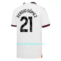 Maglia Manchester City Sergio Gomez 21 Uomo Secondo 2023/24 Maglia Manchester City Sergio Gomez 21 Uomo Secondo 2023/24