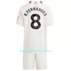 Completo calcio Manchester United Bruno Fernandes 8 Bambino 3rd 2023/24