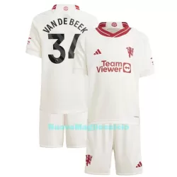 Completo calcio Manchester United Van De Beek 34 Bambino 3rd 2023/24 Completo calcio Manchester United Van De Beek 34 Bambino 3rd 2023/24