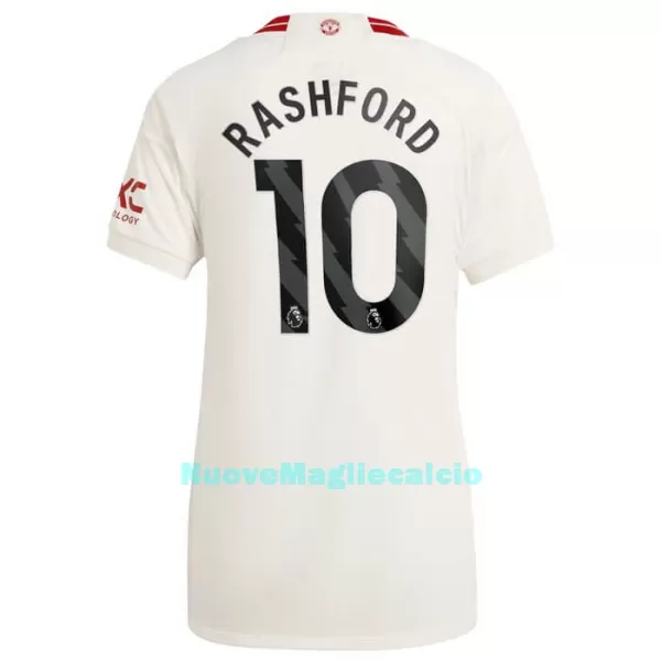 Maglia Manchester United Rashford 10 Donna 3rd 2023/24