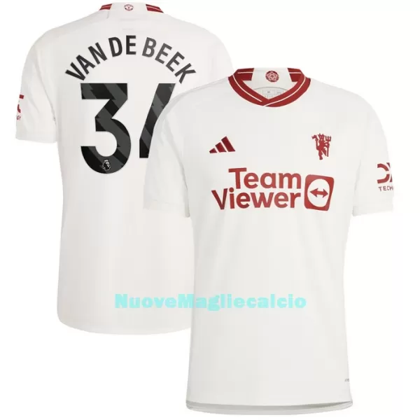 Maglia Manchester United Van De Beek 34 Uomo 3rd 2023/24