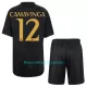 Completo calcio Real Madrid Camavinga 12 Bambino 3rd 2023/24