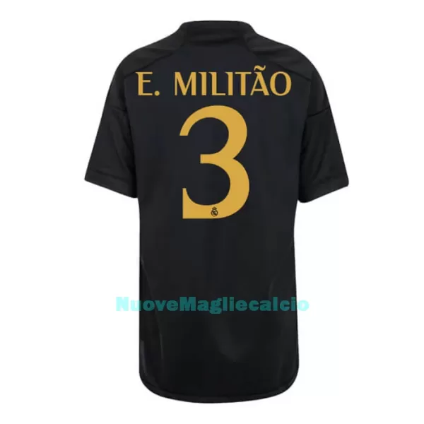 Completo calcio Real Madrid E. Militão 3 Bambino 3rd 2023/24