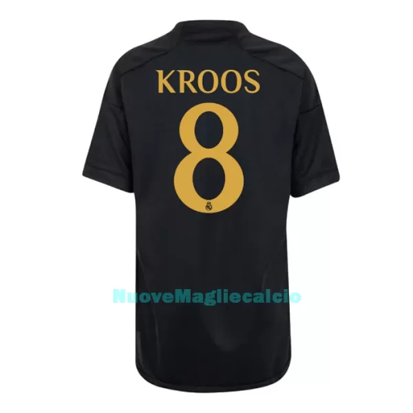 Completo calcio Real Madrid Kroos 8 Bambino 3rd 2023/24