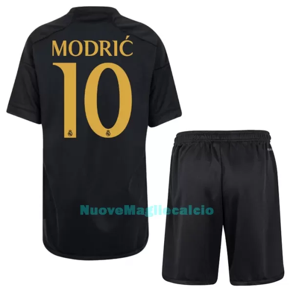 Completo calcio Real Madrid Modrić 10 Bambino 3rd 2023/24