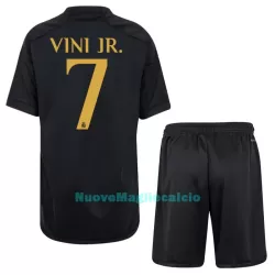 Completo calcio Real Madrid Vini Jr. 7 Bambino 3rd 2023/24 Completo calcio Real Madrid Vini Jr. 7 Bambino 3rd 2023/24