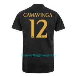 Maglia Real Madrid Camavinga 12 Uomo 3rd 2023/24 Maglia Real Madrid Camavinga 12 Uomo 3rd 2023/24