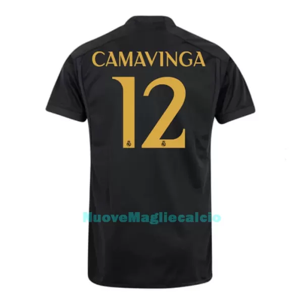 Maglia Real Madrid Camavinga 12 Uomo 3rd 2023/24