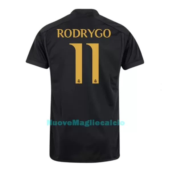 Maglia Real Madrid Rodrygo 11 Uomo 3rd 2023/24