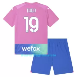 Completo calcio AC Milan Theo 19 Bambino 3rd 2023/24 Completo calcio AC Milan Theo 19 Bambino 3rd 2023/24