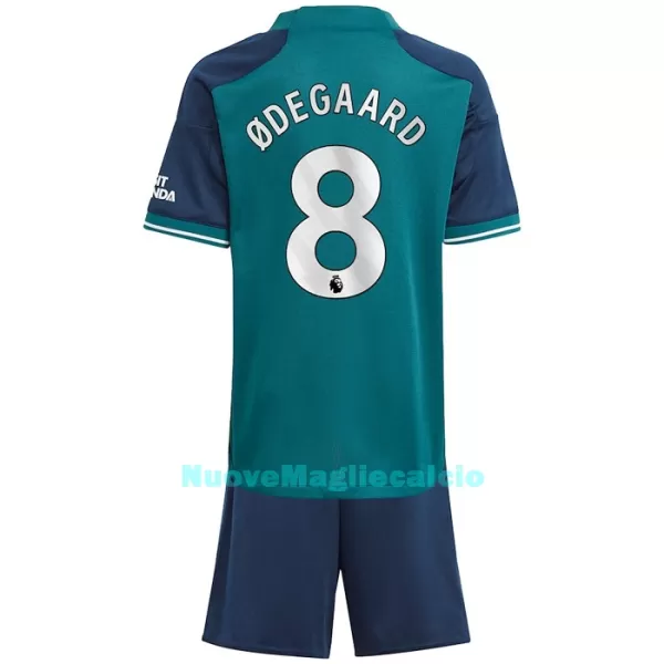 Completo calcio Arsenal Ødegaard 8 Bambino 3rd 2023/24