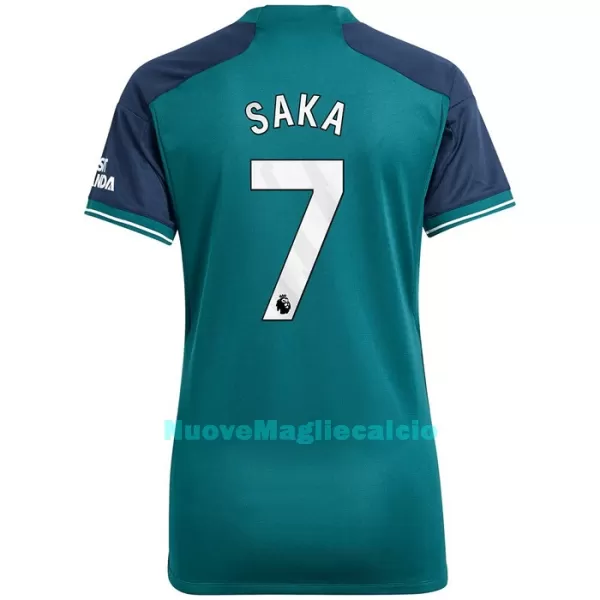 Maglia Arsenal Saka 7 Donna 3rd 2023/24