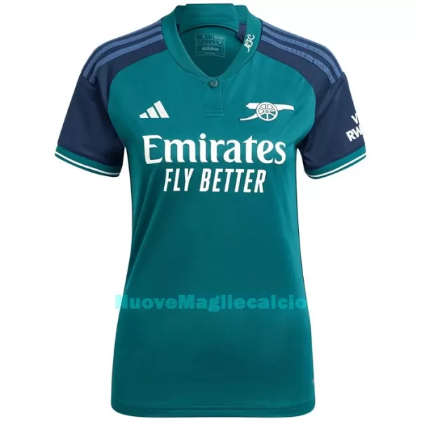 Maglia Arsenal Saka 7 Donna 3rd 2023/24