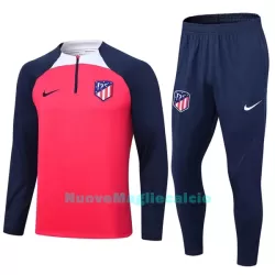 Atlético Madrid Tute Felpe da Allenamento Uomo 1/4-Zip 2023/24 Rossa Atlético Madrid Tute Felpe da Allenamento Uomo 1/4-Zip 2023/24 Rossa
