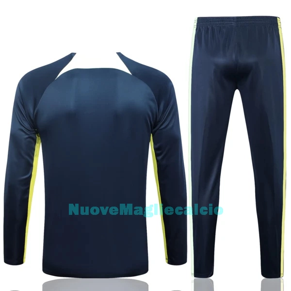 Brasile Tute Felpe da Allenamento Uomo 1/4-Zip 2023/24 Blu