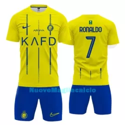 Completo calcio AL NASSR Ronaldo 7 Bambino Primo 2023/24 Completo calcio AL NASSR Ronaldo 7 Bambino Primo 2023/24