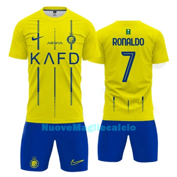 Completo calcio AL NASSR Ronaldo 7 Bambino Primo 2023/24