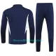 Italia Tute Felpe da Allenamento Uomo 1/4-Zip 2023/24 Navy