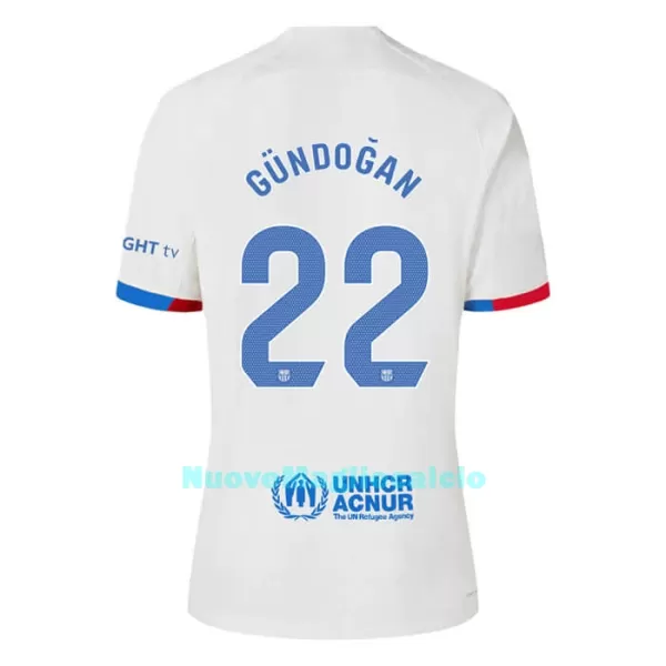 Maglia Barcellona Gündogan 22 Uomo Secondo 2023/24