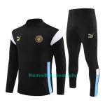 Manchester City Tute Felpe da Allenamento Uomo 1/4-Zip 2023/24 Nera