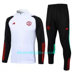 Manchester United Tute da giacca da allenamento Uomo 2023/24 Bianca Manchester United Tute da giacca da allenamento Uomo 2023/24 Bianca