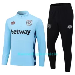 West Ham United Tute Felpe da Allenamento Uomo 1/4-Zip 2023/24 Blu West Ham United Tute Felpe da Allenamento Uomo 1/4-Zip 2023/24 Blu