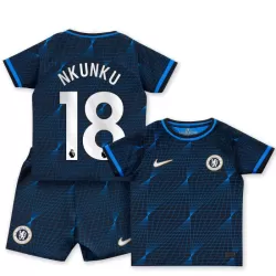 Completo calcio Chelsea Nkunku 18 Bambino Secondo 2023/24 Completo calcio Chelsea Nkunku 18 Bambino Secondo 2023/24