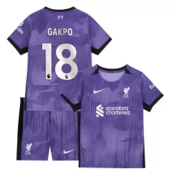Completo calcio Liverpool Gakpo 18 Bambino 3rd 2023/24 Completo calcio Liverpool Gakpo 18 Bambino 3rd 2023/24