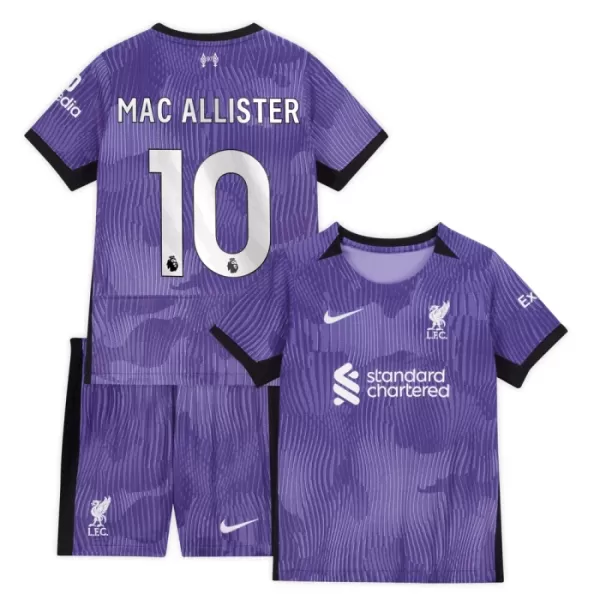 Completo calcio Liverpool Mac Allister 10 Bambino 3rd 2023/24