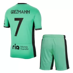 Completo calcio Atlético Madrid Griezmann 7 Bambino 3rd 2023/24 Completo calcio Atlético Madrid Griezmann 7 Bambino 3rd 2023/24
