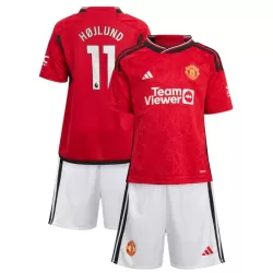 Completo calcio Manchester United Højlund 11 Bambino Primo 2023/24 Completo calcio Manchester United Højlund 11 Bambino Primo 2023/24