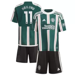 Completo calcio Manchester United Højlund 11 Bambino Secondo 2023/24 Completo calcio Manchester United Højlund 11 Bambino Secondo 2023/24