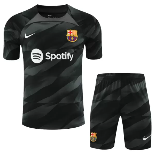 Completo calcio Portiere Barcellona Bambino Secondo 2023/24