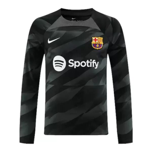 Maglia Portiere Barcellona Ter Stegen 1 Uomo Secondo 2023/24 Maniche Lunghe