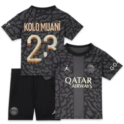 Completo calcio Paris Saint-Germain Kolo Muani 23 Bambino 3rd 2023/24 Completo calcio Paris Saint-Germain Kolo Muani 23 Bambino 3rd 2023/24