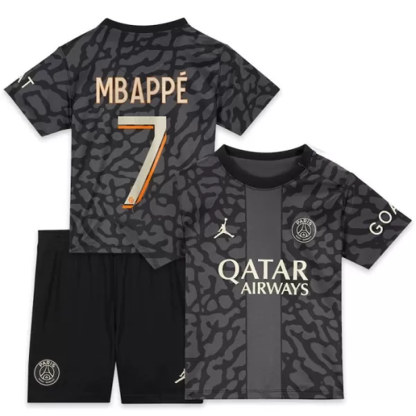 Completo calcio Paris Saint-Germain Mbappé 7 Bambino 3rd 2023/24