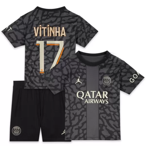 Completo calcio Paris Saint-Germain Vitinha 17 Bambino 3rd 2023/24